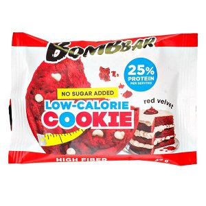 Печенье Bombbar протеиновое Red Velvet 40 г 1/12
