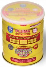 FUJIMA GOLD AMINO COLLAGEN 5500мг, коллагеновый порошок, банка 245гр, курс на 35 дней