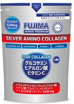 FUJIMA SILVER AMINO COLLAGEN 5250мг, коллагеновый порошок 210гр, курс на 30 дней