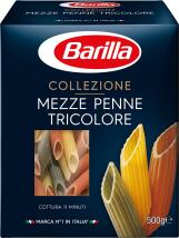 Макароны "Барилла" Мецце Пенне трёхцветные № 170, Италия, 500гр