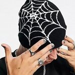 Шапки мужские с принтами без отворота