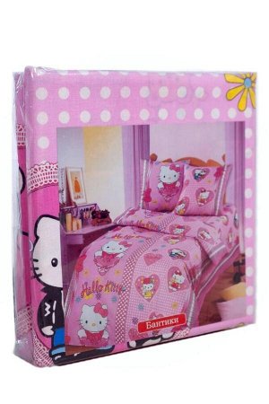 Комплект постельного белья в детскую кроватку, бязь &quot;Люкс&quot; (Мишкины друзья)