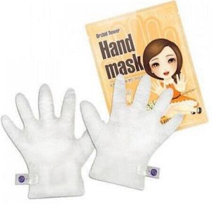 ORCHID FLOWER HAND MASK - Маска-перчатки для рук 1 пара