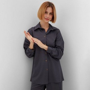 Костюм женский (рубашка, брюки) MINAKU: Home Collection, графит