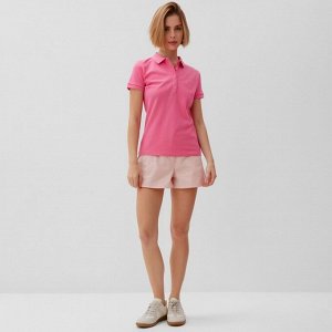 Футболка поло женская MINAKU REGULAR FIT: розовая