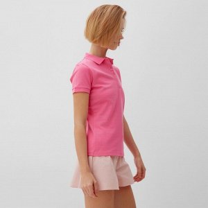 Футболка поло женская MINAKU REGULAR FIT: розовая