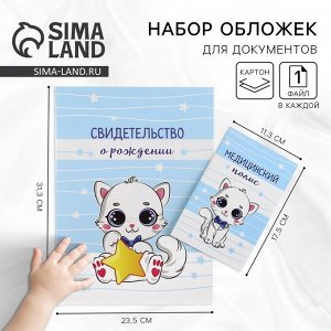 Папка для документов набор «Мои первые документы», 23.5x31.3 см