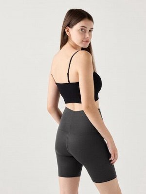 UNIQLO Heattech - эластичные и тонкие термо-шортики - 09 BLACK