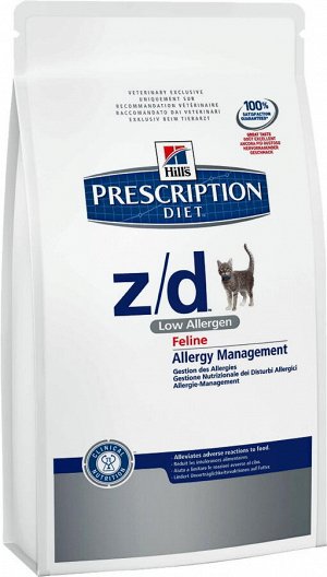 Hill's PD Feline z/d Low Allergen д/кош при аллергии 6/2кг