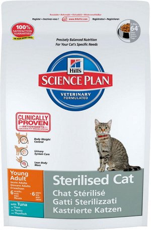 Hill's SP Feline Adult SterilCat д/кош стерил 6 мес-6 лет Тунец 3,5кг (1/1)