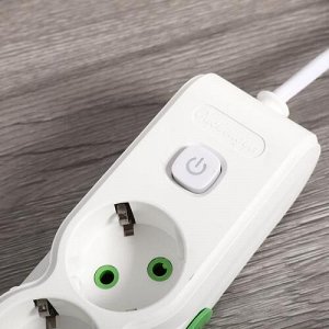 Сетевой фильтр 3 розетки, 3USB, 3 м