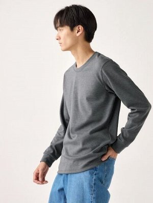 UNIQLO Ultra Warm Heattech - ультра теплая термо-кофта с длинными рукавами - 08 DARK GRAY