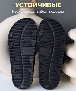 Шлепанцы мужские в стиле биркенштоки цвет Черный