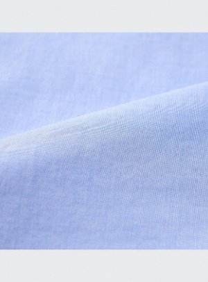 UNIQLO - базовая хлопковая оверсайз рубашка - 69 NAVY