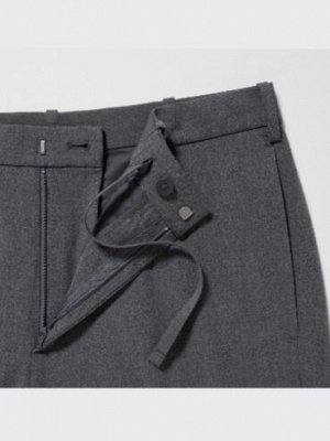 UNIQLO - зауженные шерстяные брюки со стрелками - 69 NAVY