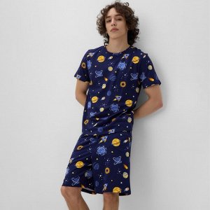 Пижама мужская (футболка и шорты) KAFTAN Space
