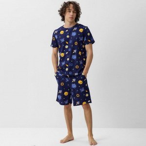 Пижама мужская (футболка и шорты) KAFTAN Space