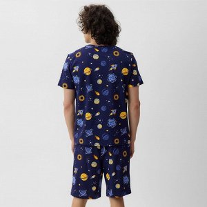 Пижама мужская (футболка и шорты) KAFTAN Space