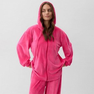 Костюм женский (толстовка, брюки) KAFTAN Plushy, фуксия