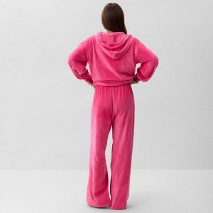 Костюм женский (толстовка, брюки) KAFTAN Plushy, фуксия