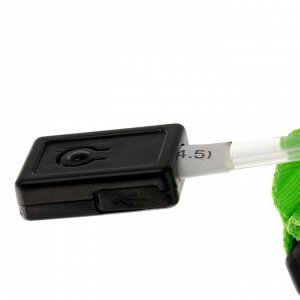 Ошейник с подсветкой, зарядка от USB, до 45 см, 3 режима свечения, зелёный