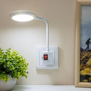 Бра в розетку «Джойс» LED 7 Вт белый 1.5x12x31 см