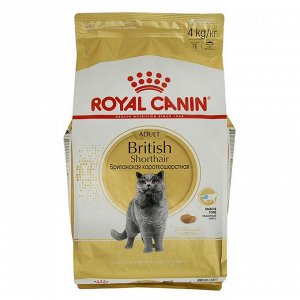 Сухой корм RC British Shorthair для британских кошек, 4 кг