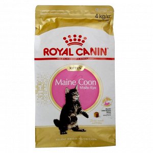 Сухой корм RC Kitten Maine Coon для котят крупных пород, 4 кг