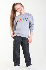 90038_BOG вар.3 Брюки для девочки Черный [104-56-51] 3-4 года