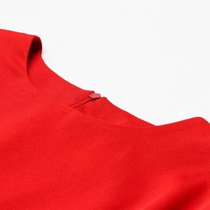 Платье женское MINAKU: Silk pleasure цвет красный.