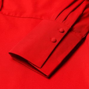 Платье женское MINAKU: Silk pleasure цвет красный.