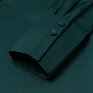 Платье женское MINAKU: Silk pleasure цвет зеленый.