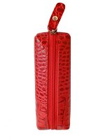 Ключник НИНА RED кожа кайман красный