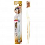 Зубная щетка MEDICARE Gold Nano toothbrush  с ионами золота и двухуровн. щетиной