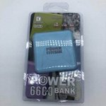 Powerbank ёмкость 3000 mAh (синий) в упаковке.