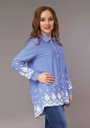 Рубашка Римма(узоры) арт.3-445а
