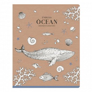 Тетрадь 48л., А5, клетка BG ""Ocean""