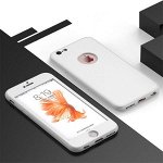 Силиконовый чехол Iphone 7 Белый (3-D 360 градусов)