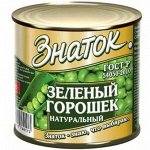 Зелёный горошек консервированный Знаток 425гр ж/б