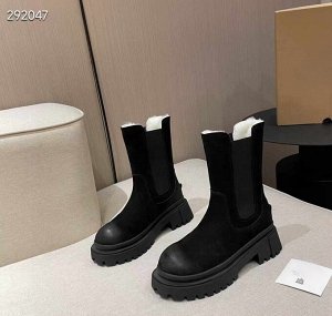 Сапоги женские замшевые зимние