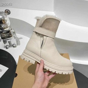 Сапоги женские кожаные зимние
