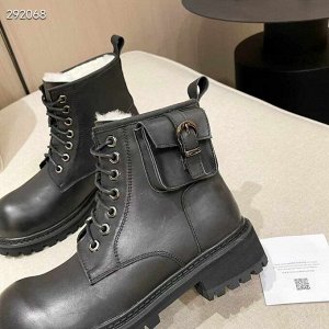 Ботинки женские зимние кожаные