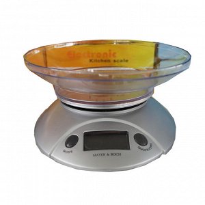 Весы кухонные электронные 3 кг с чашей 20911