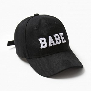 Бейсболка MIST "Babe", цвет черный, размер 56-58