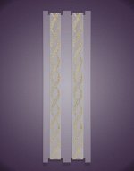 Бретели жен. Spiral straps золотой
