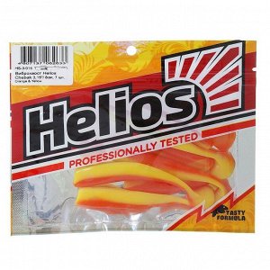 Виброхвост Helios Chebak 8 см Orange &amp; Yellow HS-3-015 (набор 7 шт)