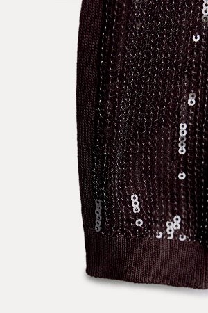 Топ Цвет как на первом фото ТРИКОТАЖНЫЙ ТОП БЕЗ РУКАВОВ С ПАЙЕТКАМИ (?RMELLOSES STRICKTOP MIT PAILLETTEN) Топ без рукавов с круглым вырезом. Отделка блестками. СОСТАВ МАТЕРИАЛА, ИНСТРУКЦИИ ПО УХОДУ И 