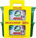 ARIEL Авт Гель СМС жидк. в растворимых капсулах Liquid Capsules Color 2Х(30X27г)