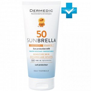Дермедик Солнцезащитное молочко для детей SPF 50 Sun Protection Milk, 100 г (Dermedic, Sunbrella)