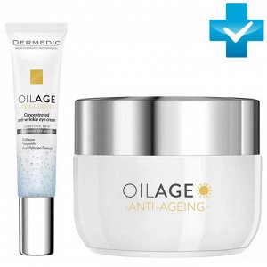 Дермедик Набор: дневной крем, 50 г + крем для глаз, 15 г (Dermedic, Oilage)
